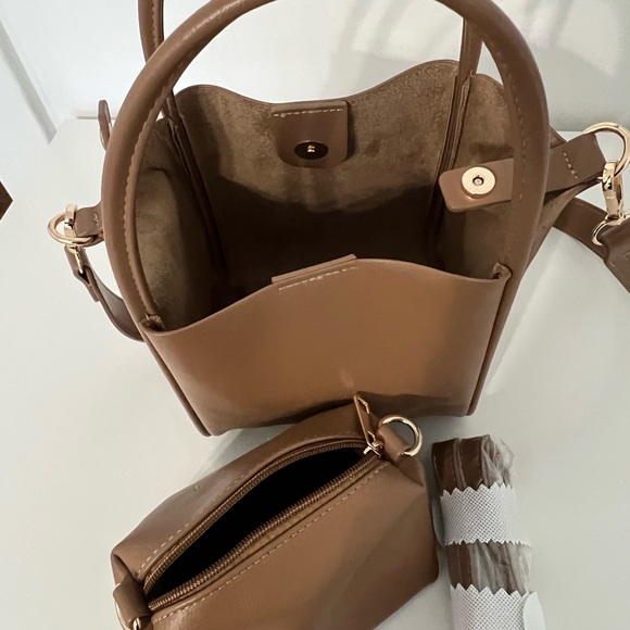 Anthropologie Tan Crossbody Bag - Picture 7 of 8